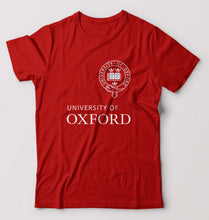 Load image into Gallery viewer, University of Oxford T-Shirt for Men-S(38 Inches)-Red-Ektarfa.online
