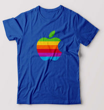 Load image into Gallery viewer, Apple T-Shirt for Men-S(38 Inches)-Royal Blue-Ektarfa.online
