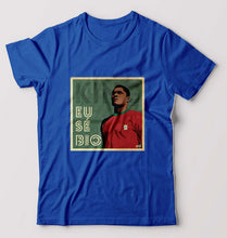 Load image into Gallery viewer, Eusébio T-Shirt for Men-S(38 Inches)-Royal Blue-Ektarfa.online

