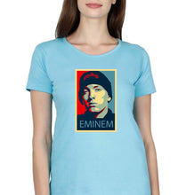 Load image into Gallery viewer, EMINEM T-Shirt for Women-XS(32 Inches)-Light Blue-Ektarfa.online
