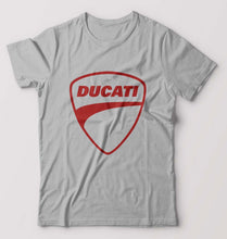 Load image into Gallery viewer, Ducati T-Shirt for Men-S(38 Inches)-Grey-Ektarfa.online
