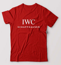 Load image into Gallery viewer, IWC T-Shirt for Men-S(38 Inches)-Red-Ektarfa.online
