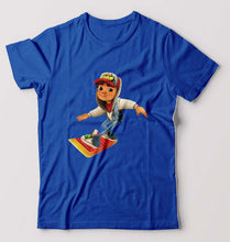Load image into Gallery viewer, Subway Surfers T-Shirt for Men-S(38 Inches)-Royal Blue-Ektarfa.online
