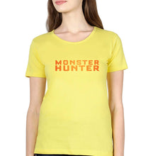 Load image into Gallery viewer, Monster Hunter T-Shirt for Women-Yellow-Ektarfa.online
