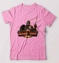 Load image into Gallery viewer, Game of War T-Shirt for Men-S(38 Inches)-Light Baby Pink-Ektarfa.online
