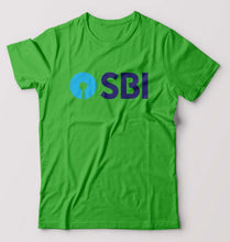 Load image into Gallery viewer, State Bank of India(SBI) T-Shirt for Men-S(38 Inches)-flag green-Ektarfa.online
