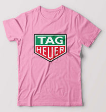 Load image into Gallery viewer, TAG Heuer T-Shirt for Men-S(38 Inches)-Light Baby Pink-Ektarfa.online
