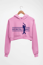 Load image into Gallery viewer, MS Dhoni Crop HOODIE FOR WOMEN-Light Baby Pink-Ektarfa.online
