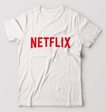 Load image into Gallery viewer, Netflix T-Shirt for Men-White-Ektarfa.online
