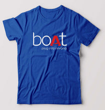 Load image into Gallery viewer, Boat T-Shirt for Men-S(38 Inches)-Royal Blue-Ektarfa.online
