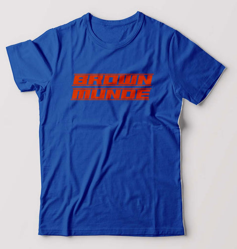 AP Dhillon Brown Munde T-Shirt for Men-Royal Blue-Ektarfa.online