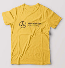 Load image into Gallery viewer, Mercedes-Benz T-Shirt for Men-S(38 Inches)-Golden yellow-Ektarfa.online
