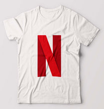 Load image into Gallery viewer, Netflix T-Shirt for Men-White-Ektarfa.online
