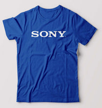 Load image into Gallery viewer, Sony T-Shirt for Men-S(38 Inches)-Royal Blue-Ektarfa.online
