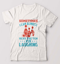 Load image into Gallery viewer, Bowling T-Shirt for Men-White-Ektarfa.online
