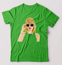 Load image into Gallery viewer, Taylor Swift T-Shirt for Men-S(38 Inches)-flag green-Ektarfa.online
