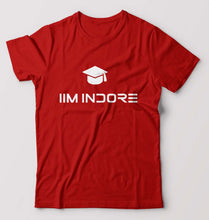 Load image into Gallery viewer, IIM I Indore T-Shirt for Men-S(38 Inches)-Red-Ektarfa.online
