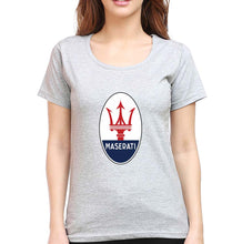 Load image into Gallery viewer, Maserati T-Shirt for Women-Grey Melange-Ektarfa.online
