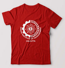 Load image into Gallery viewer, IIM Calcutta T-Shirt for Men-S(38 Inches)-Red-Ektarfa.online
