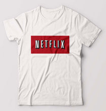 Load image into Gallery viewer, Netflix T-Shirt for Men-White-Ektarfa.online
