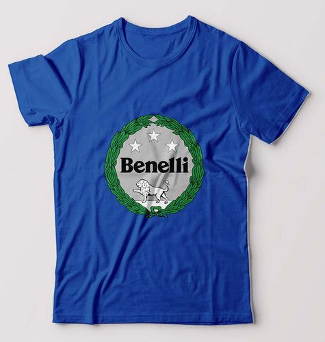 Benelli T-Shirt for Men-S(38 Inches)-Royal Blue-Ektarfa.online