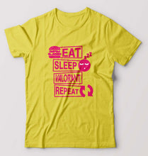 Load image into Gallery viewer, Valorant T-Shirt for Men-S(38 Inches)-Yellow-Ektarfa.online
