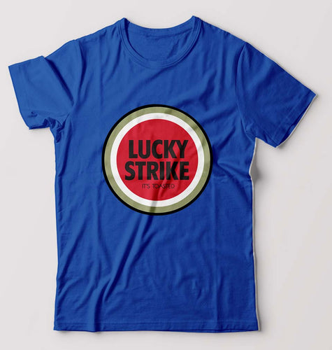 Lucky Strike T-Shirt for Men-Royal Blue-Ektarfa.online