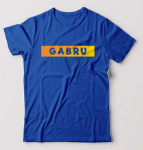 Load image into Gallery viewer, Gabru T-Shirt for Men-S(38 Inches)-Royal Blue-Ektarfa.online
