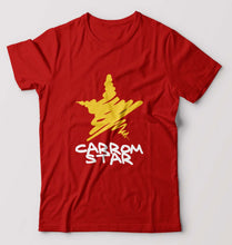 Load image into Gallery viewer, Carrom Star T-Shirt for Men-Red-Ektarfa.online
