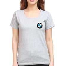 Load image into Gallery viewer, BMW T-Shirt for Women-XS(32 Inches)-Grey Melange-Ektarfa.online
