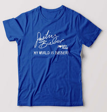 Load image into Gallery viewer, Justin Bieber T-Shirt for Men-Royal Blue-Ektarfa.online
