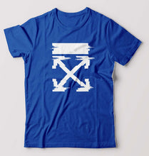 Load image into Gallery viewer, Off White Tee T-Shirt for Men-Royal Blue-Ektarfa.online
