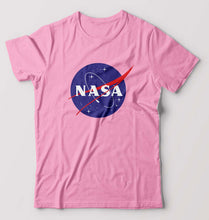 Load image into Gallery viewer, Nasa T-Shirt for Men-S(38 Inches)-Light Baby Pink-Ektarfa.online
