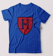 Load image into Gallery viewer, Harvard T-Shirt for Men-S(38 Inches)-Royal Blue-Ektarfa.online
