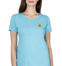 Load image into Gallery viewer, Argentina Footbal T-Shirt for Women-Light Blue-Ektarfa.online
