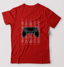 Load image into Gallery viewer, Geek Gamer T-Shirt for Men-Red-Ektarfa.online
