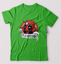 Load image into Gallery viewer, Deadpool Unicorn T-Shirt for Men-flag green-Ektarfa.online
