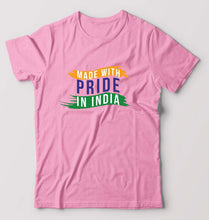 Load image into Gallery viewer, Made in India T-Shirt for Men-Light Baby Pink-Ektarfa.online
