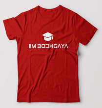 Load image into Gallery viewer, IIM BodhGaya T-Shirt for Men-S(38 Inches)-Red-Ektarfa.online
