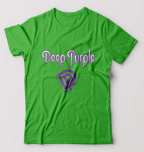 Load image into Gallery viewer, Deep Purple T-Shirt for Men-flag green-Ektarfa.online
