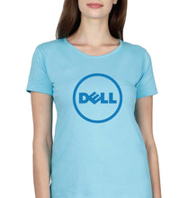 Load image into Gallery viewer, Dell T-Shirt for Women-Light Blue-Ektarfa.online
