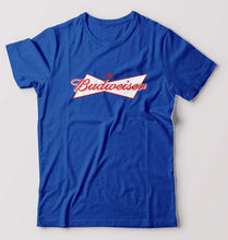 Load image into Gallery viewer, Budweiser T-Shirt for Men-S(38 Inches)-Royal Blue-Ektarfa.online
