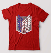 Load image into Gallery viewer, Attack on Titan T-Shirt for Men-Red-Ektarfa.online
