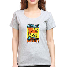 Load image into Gallery viewer, Keith Haring T-Shirt for Women-Grey Melange-Ektarfa.online
