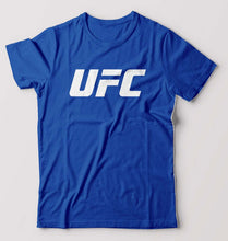 Load image into Gallery viewer, UFC T-Shirt for Men-S(38 Inches)-Royal Blue-Ektarfa.online
