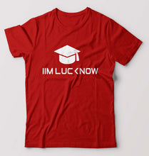 Load image into Gallery viewer, IIM L Lucknow T-Shirt for Men-S(38 Inches)-Red-Ektarfa.online

