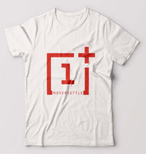 Load image into Gallery viewer, OnePlus T-Shirt for Men-White-Ektarfa.online
