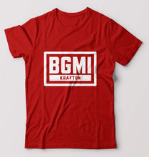 Load image into Gallery viewer, Battlegrounds Mobile India (BGMI) T-Shirt for Men-Red-Ektarfa.online
