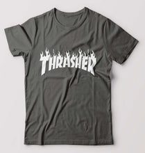 Load image into Gallery viewer, Thrasher T-Shirt for Men-Charcoal-Ektarfa.online
