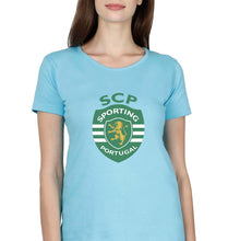 Load image into Gallery viewer, Sporting T-Shirt for Women-Sky Blue-Ektarfa.online
